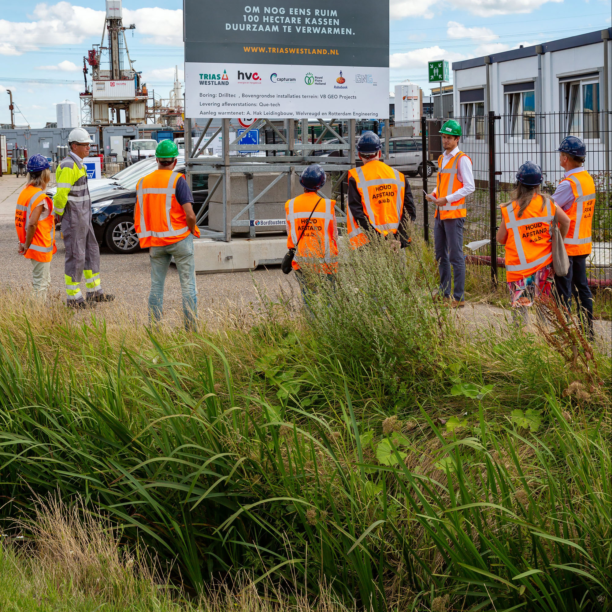 omwonenden op bezoek Trias Westland